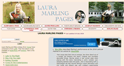 Desktop Screenshot of lauramarlingfan.pixel51.com