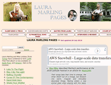 Tablet Screenshot of lauramarlingfan.pixel51.com